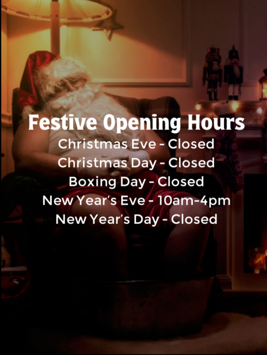 Festive opening hours